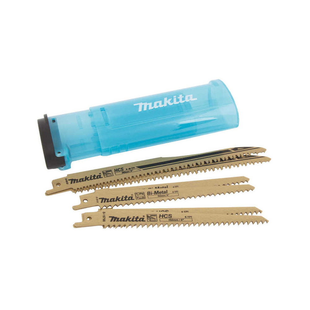 Pack de 6 lames de scie sabre 203 mm pour bois Makita B-44432 | ProForPro