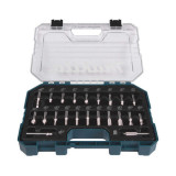 Coffret de 22 fraises à bois Ø8 mm pour défonceuse Makita D-74784 | ProForPro