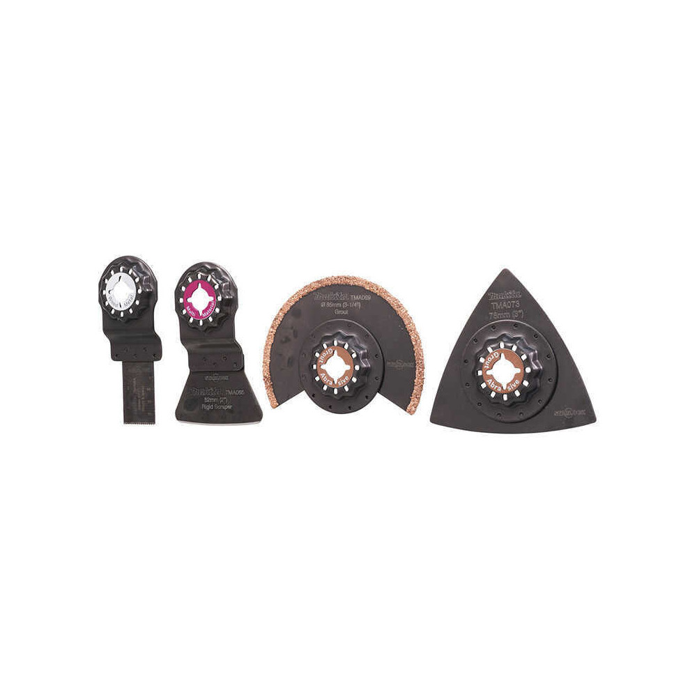 Pack 4 lames Starlock Makita B-67496 multifonction | ProForPro