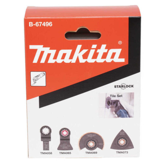 Pack 4 lames Starlock Makita B-67496 multifonction | ProForPro