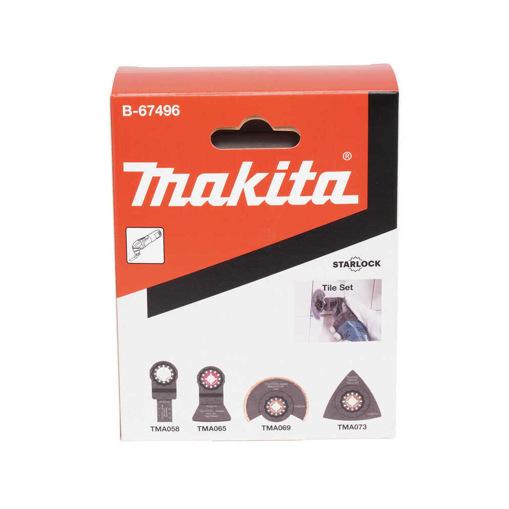 Pack 4 lames Starlock Makita B-67496 multifonction | ProForPro