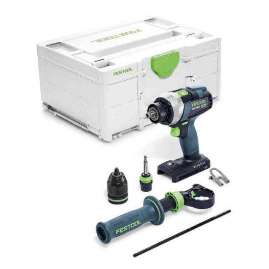 Perceuse-visseuse 18V Quadrive TDC 18/4 I-Basic Festool