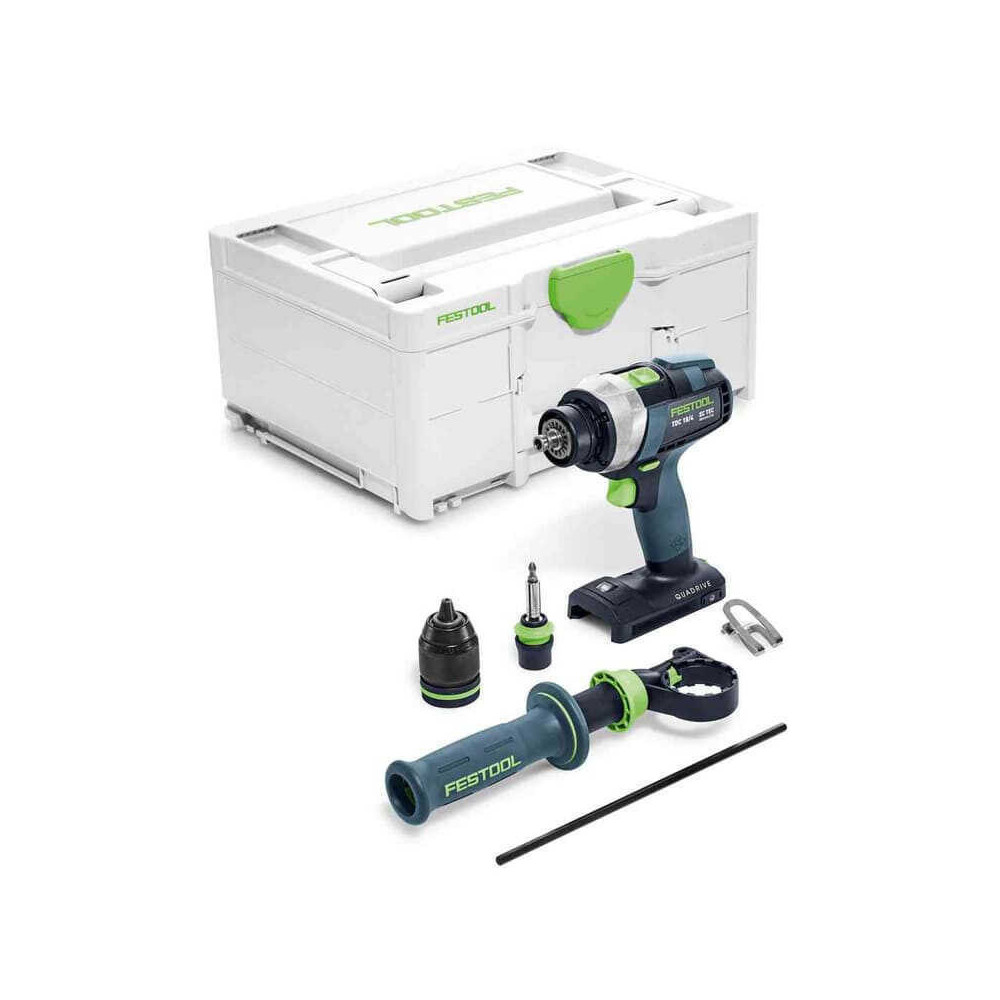 Perceuse-visseuse 18V Quadrive TDC 18/4 I-Basic Festool