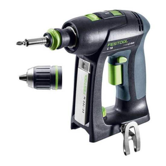 Perceuse-visseuse 18V C 18-Basic Ø13mm Festool 576434 | ProForPro