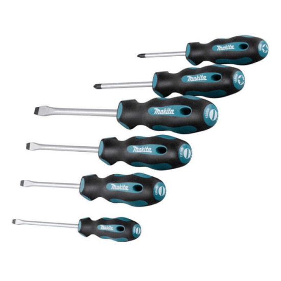 Jeu de 6 tournevis SL PZ Makita E-10512 | ProForPro