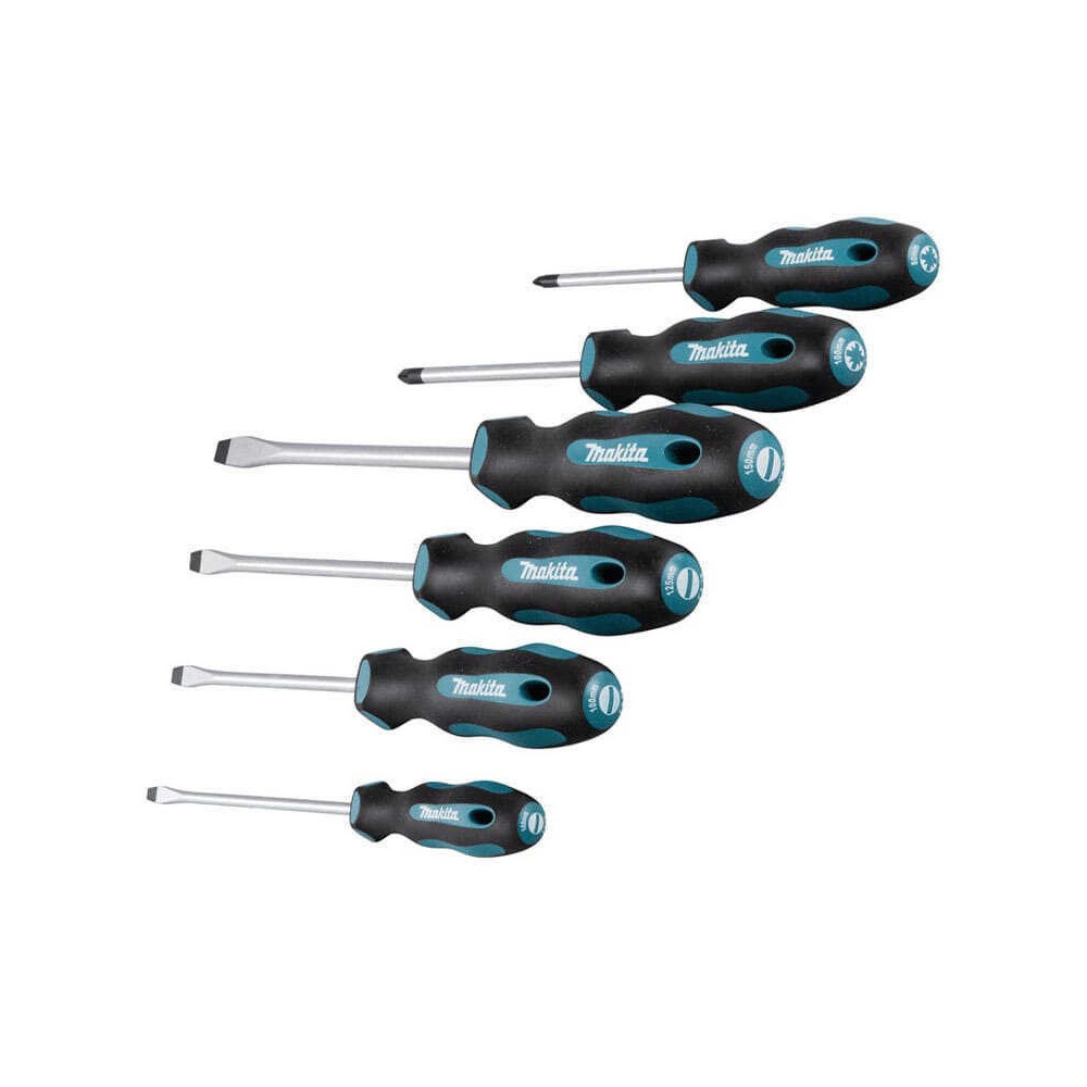Jeu de 6 tournevis SL PZ Makita E-10512 | ProForPro