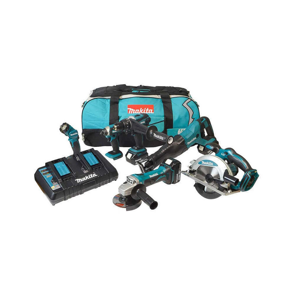 Combo 6 machines 18V LXT Makita DLX6104TX2 3x5,0 Ah | ProForPro