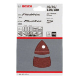 Bosch — Lot de 25 abrasifs 102 x 62 mm C470/C430 | ProForPro