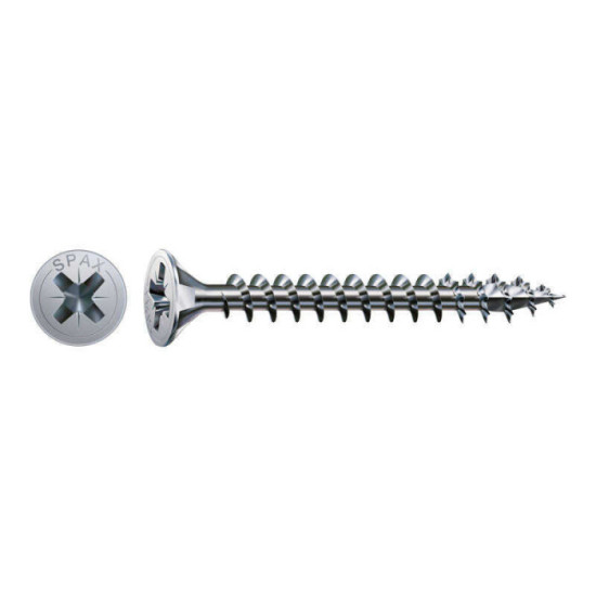 SPAX Vis à bois cruciforme inox tête fraisée - 360 pcs