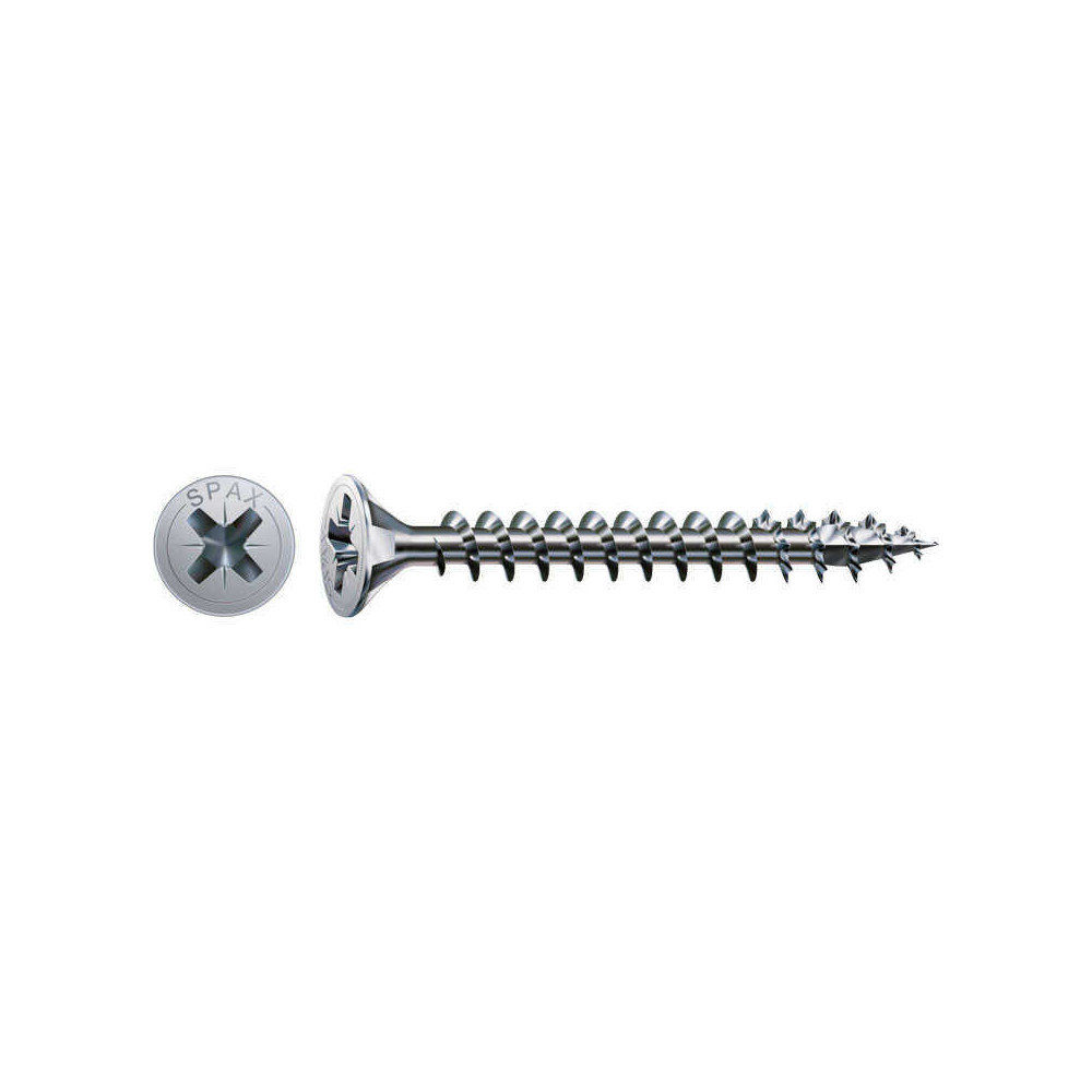 SPAX Vis à bois cruciforme inox tête fraisée - 360 pcs