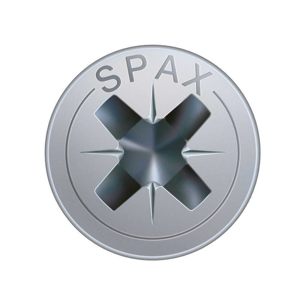 SPAX Vis à bois cruciforme inox tête fraisée - 360 pcs
