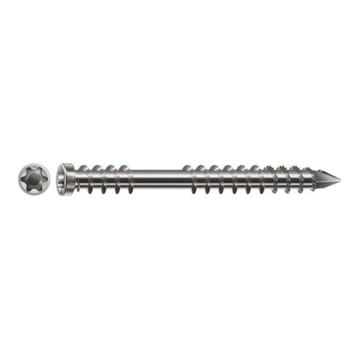 SPAX Vis terrasse tête cylindrique T25 inox A2 - 360 pcs