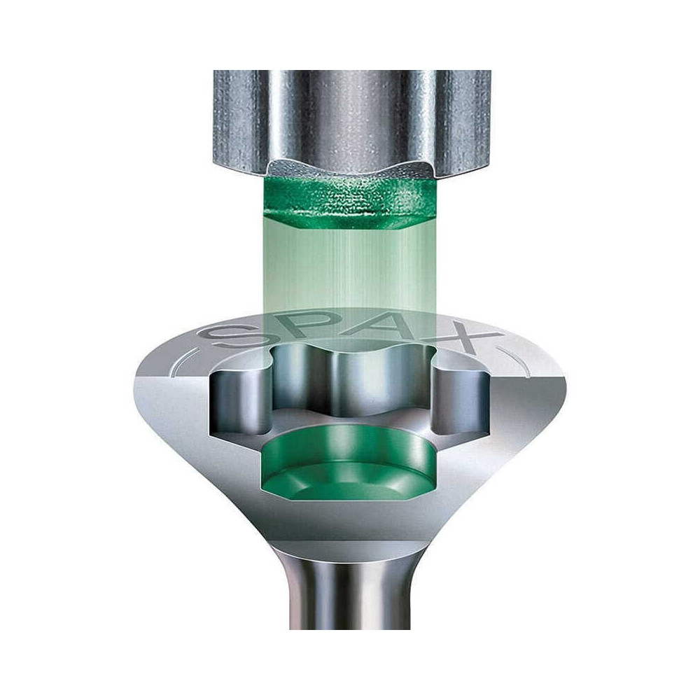SPAX Embouts T-STAR 50 mm inox A2 - Lot de 5