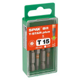 SPAX Embouts T-STAR 50 mm inox A2 - Lot de 5