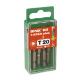 SPAX Embouts T-STAR 50 mm inox A2 - Lot de 5