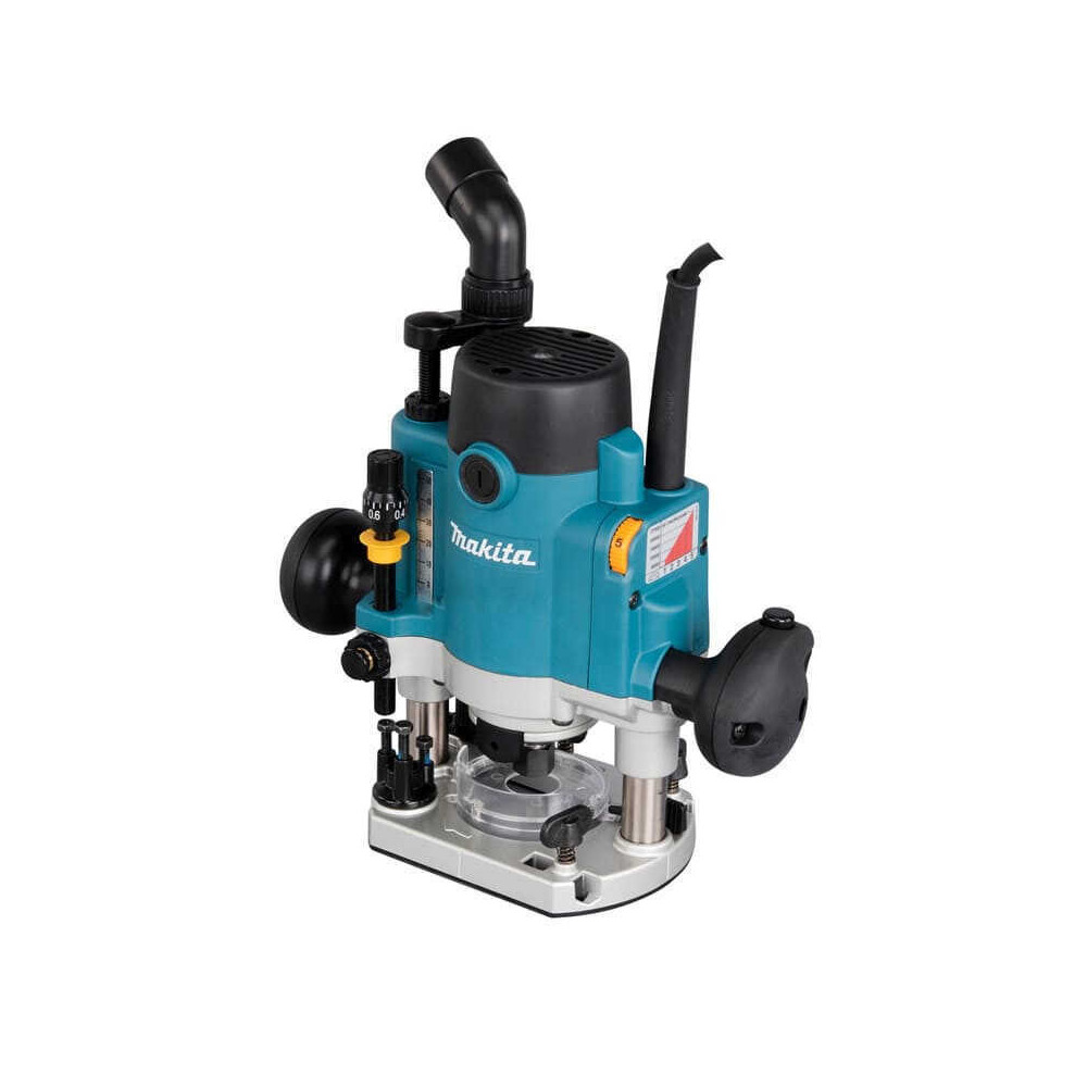 Défonceuse 1100 W Makita RP1111CJ pinces 6 / 6,35 / 8 mm (en Makpac) | ProForPro