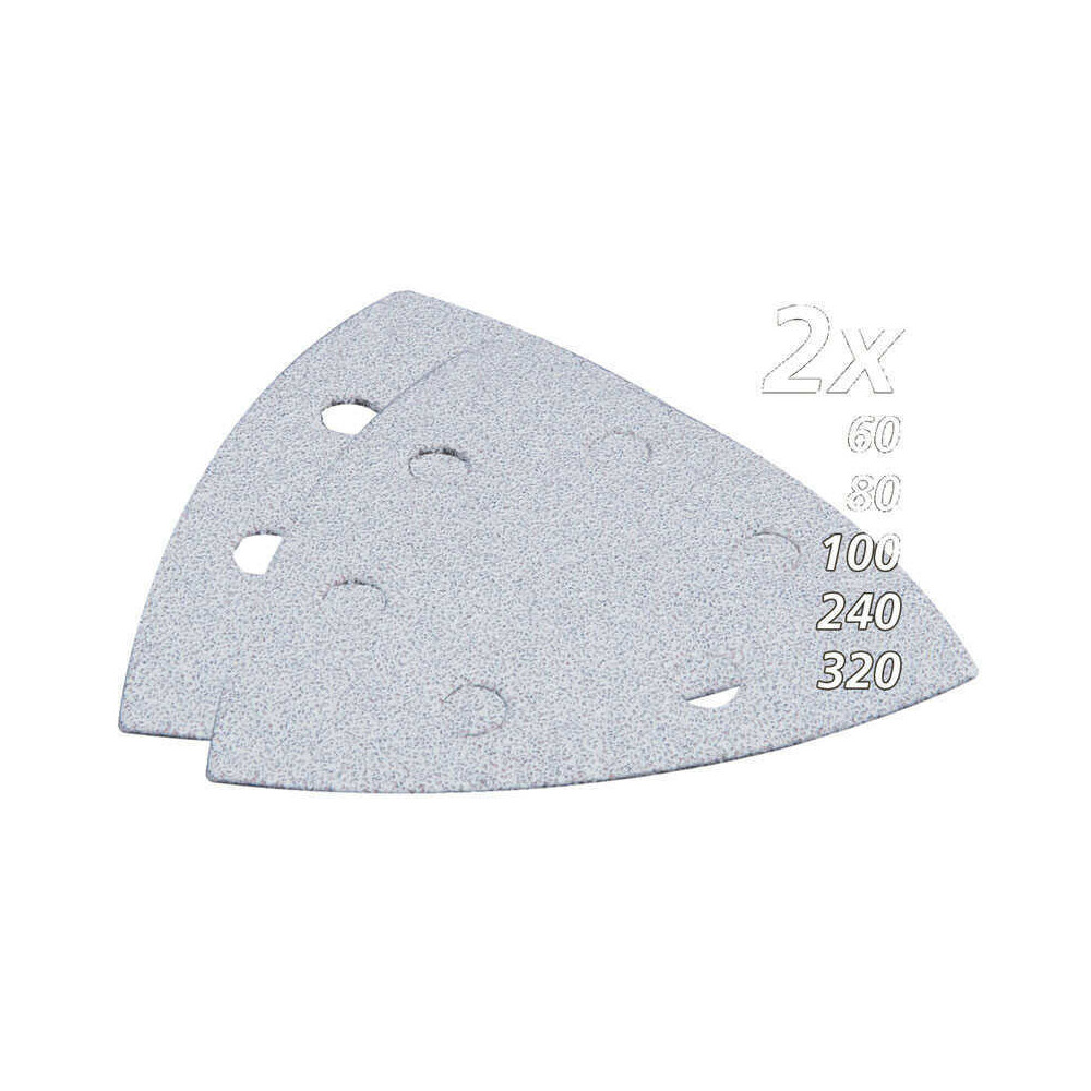 Assortiment 10 triangles abrasifs peinture pour outil oscillant Makita B-21674 | ProForPro