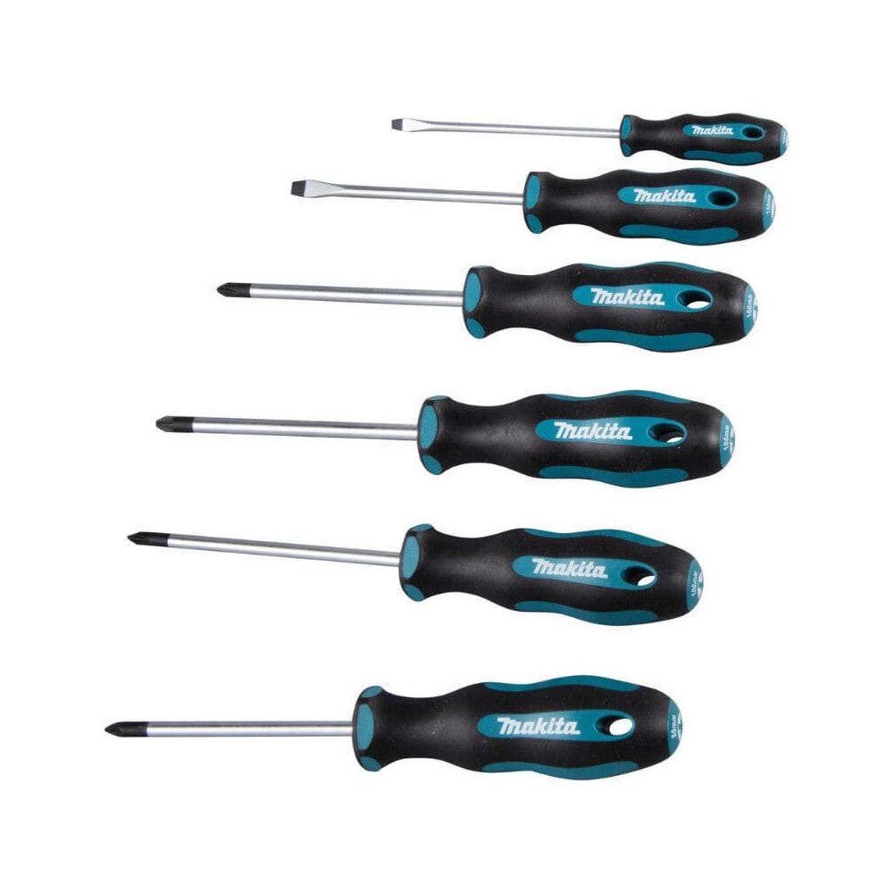 Jeu de 6 tournevis SL PH PZ Makita E-10528 | ProForPro