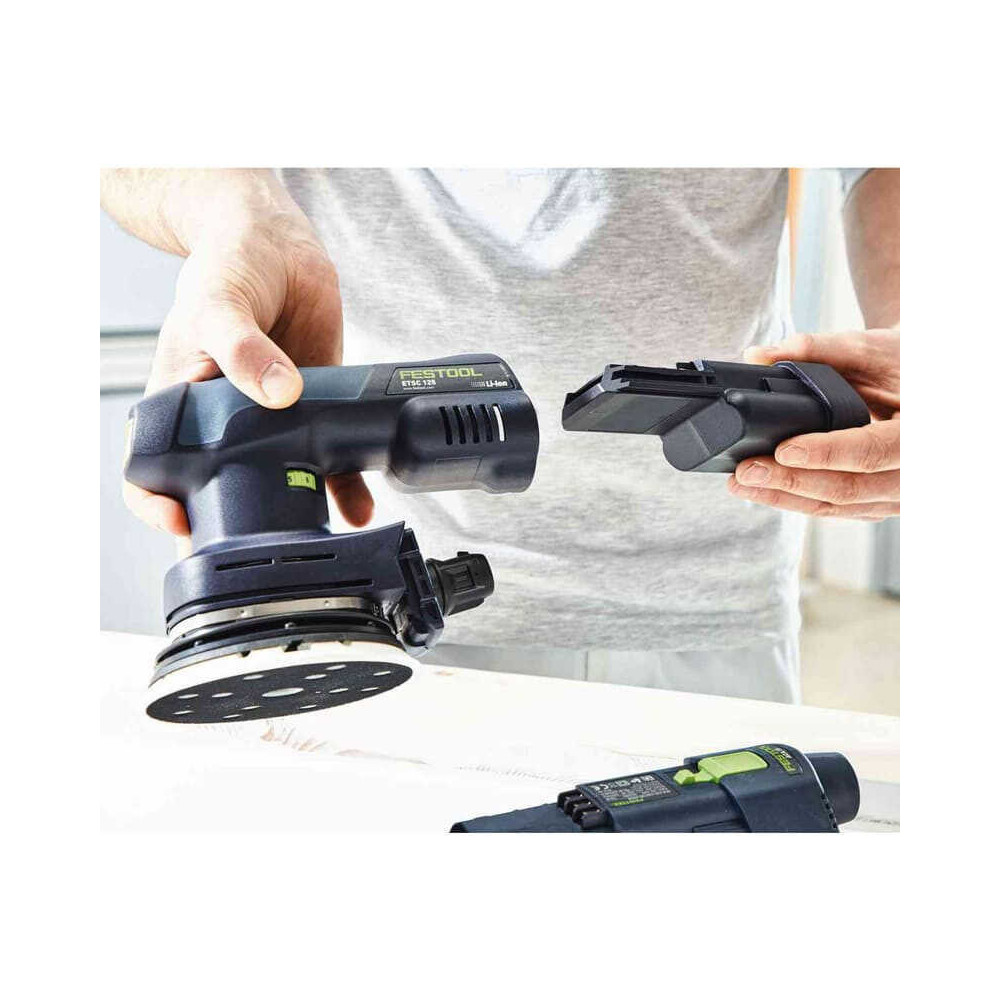 Ponceuse excentrique hybride ETSC 125-Basic Festool 576370 nue | ProForPro