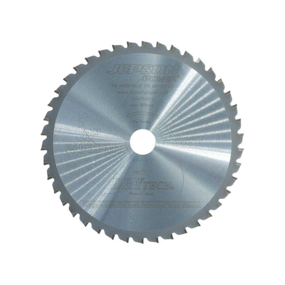 Lame carbure Drytech Ø203 mm 42D inox Jepson 72120342I