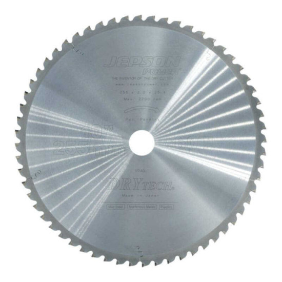 Lame carbure Drytech Ø255 mm 60D acier Jepson 600598
