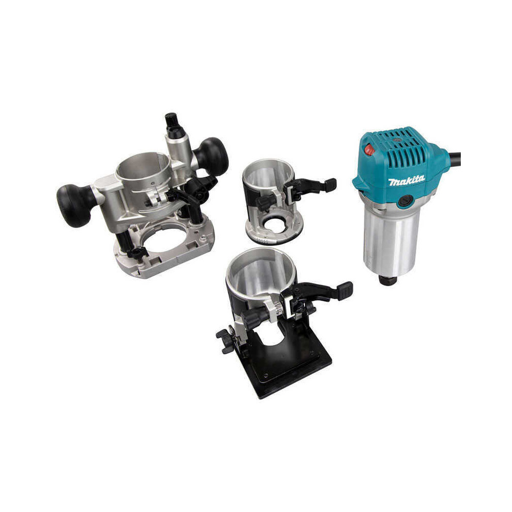 Affleureuse-défonceuse 710 W Makita RT0702CX2J avec base plongeante (en Makpac) | ProForPro