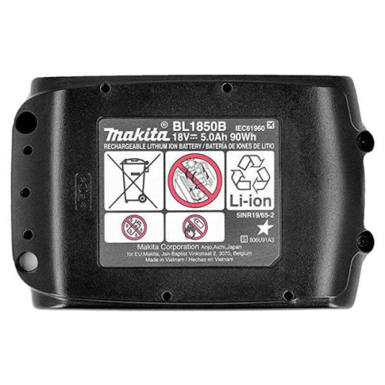 Pack énergie 18V LXT 2x 5,0 Ah + chargeur double Makita 199482-2