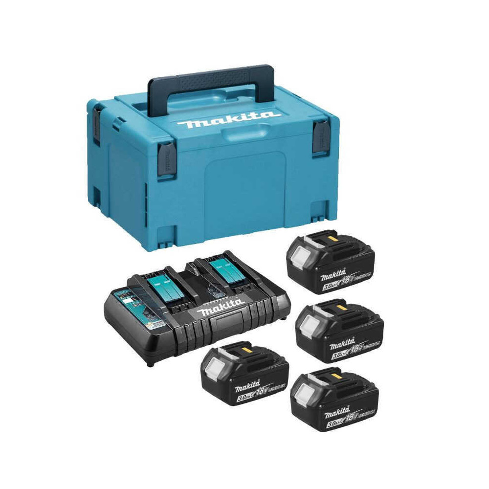 Pack énergie 4x3,0 Ah 18V LXT + chargeur Makita 197720-6 | ProForPro