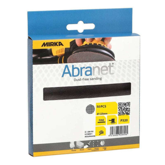 Disques abrasifs Ø 125 mm auto-agrippants 50 pcs Mirka