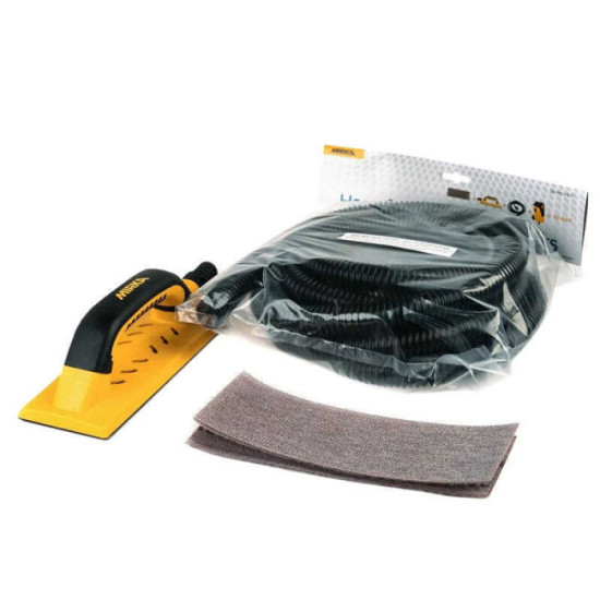 Kit cale manuelle HANDY 80x230 mm + 5 Abranet Mirka