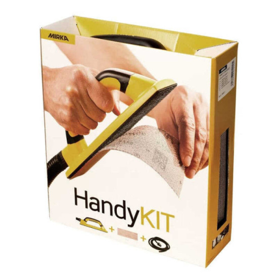 Kit cale manuelle HANDY 80x230 mm + 5 Abranet Mirka