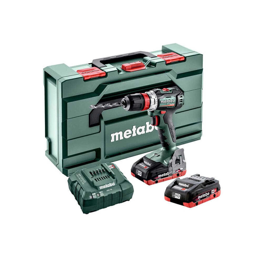 Perceuse-visseuse 18V BS 18 L BL Q 2x 4,0 Ah Metabo MetaBox