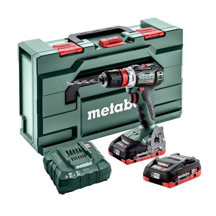 Perceuse-visseuse 18V BS 18 L BL Q 2x 4,0 Ah Metabo MetaBox