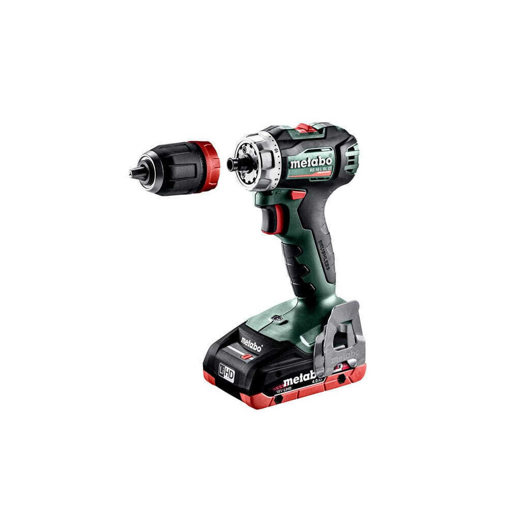 Perceuse-visseuse 18V BS 18 L BL Q 2x 4,0 Ah Metabo MetaBox