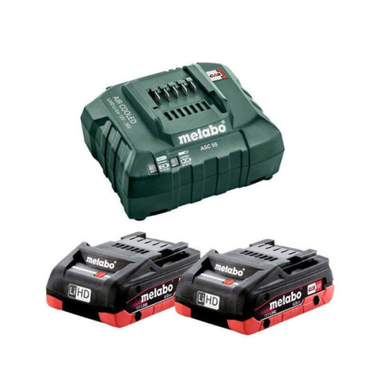 Perceuse-visseuse 18V BS 18 L BL Q 2x 4,0 Ah Metabo MetaBox