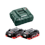 Perceuse-visseuse 18V BS 18 L BL Q 2x 4,0 Ah Metabo MetaBox