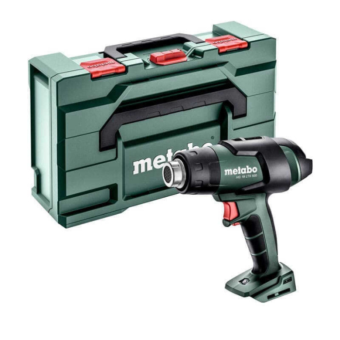 Décapeur thermique sans-fil 18V HG 18 LTX 500 metaBOX Metabo 610502840 | ProForPro