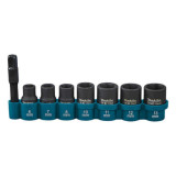 Jeu de 8 douilles à chocs 1/4" Makita E-12289 | ProForPro