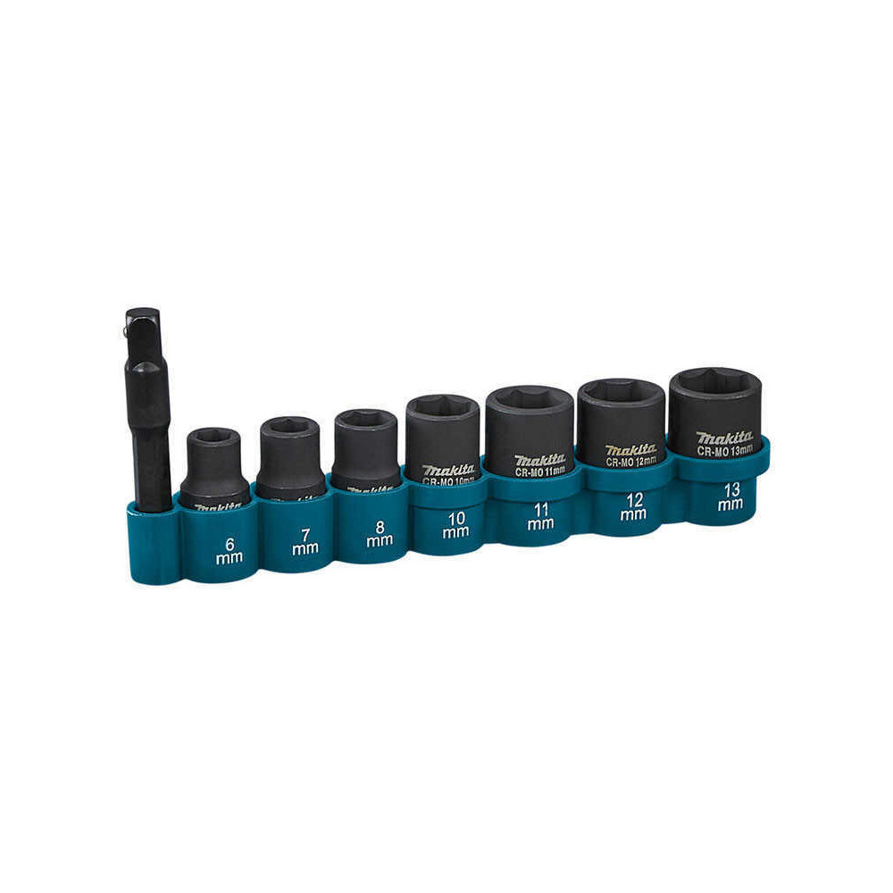 Jeu de 8 douilles à chocs 1/4" Makita E-12289 | ProForPro
