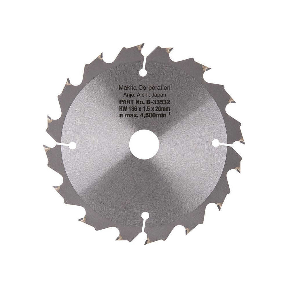 Lame carbure Specialized Ø136 mm pour bois Makita B-33532 | ProForPro