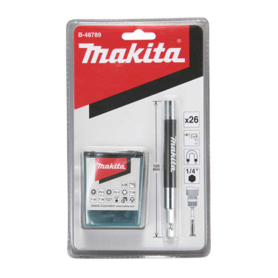 Porte-embout avec 25 embouts de vissage Makita B-48789 | ProForPro