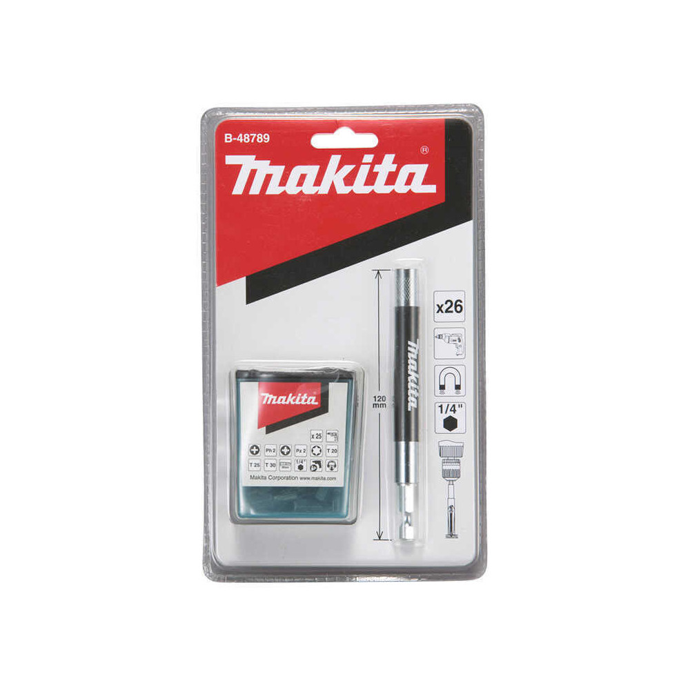 Porte-embout avec 25 embouts de vissage Makita B-48789 | ProForPro