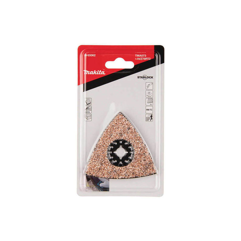 Plateau de ponçage à concrétion carbure Makita B-65062 STARLOCK 78 mm TMA073 | ProForPro