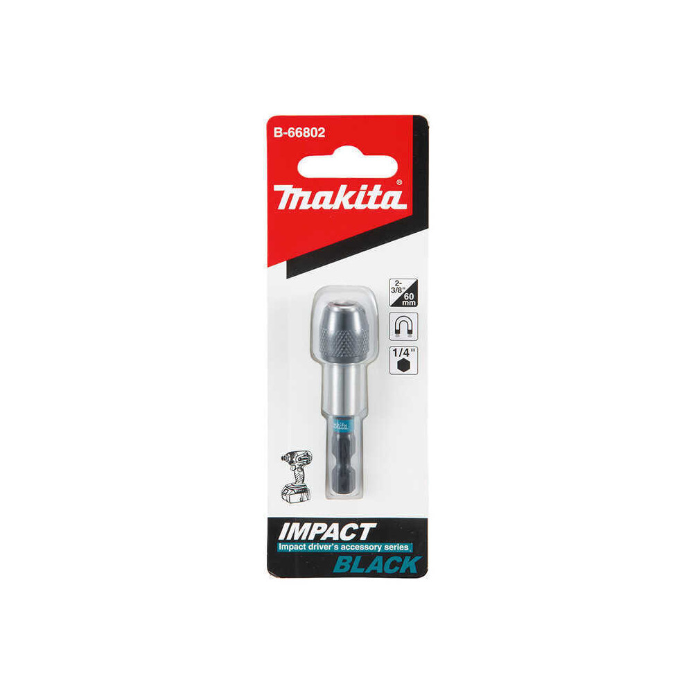 Porte-embout à verrouillage Makita B-66802 Impact Black 60 mm | ProForPro