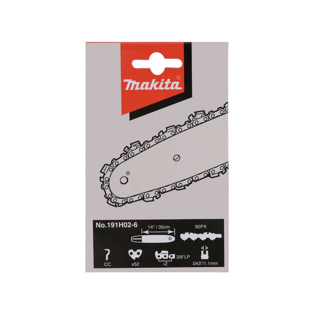 Chaîne tronçonneuse 35 cm 3/8" Makita 191H02-6 (DUC353) | ProForPro