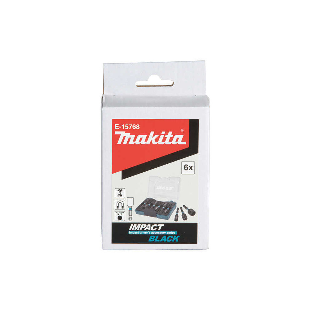 Coffret 6 douilles à choc Makita E-15768 Impact Black | ProForPro