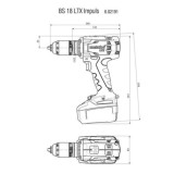 Metabo BS 18 LTX Impuls Perceuse-visseuse 18V 2x5,2Ah | ProForPro