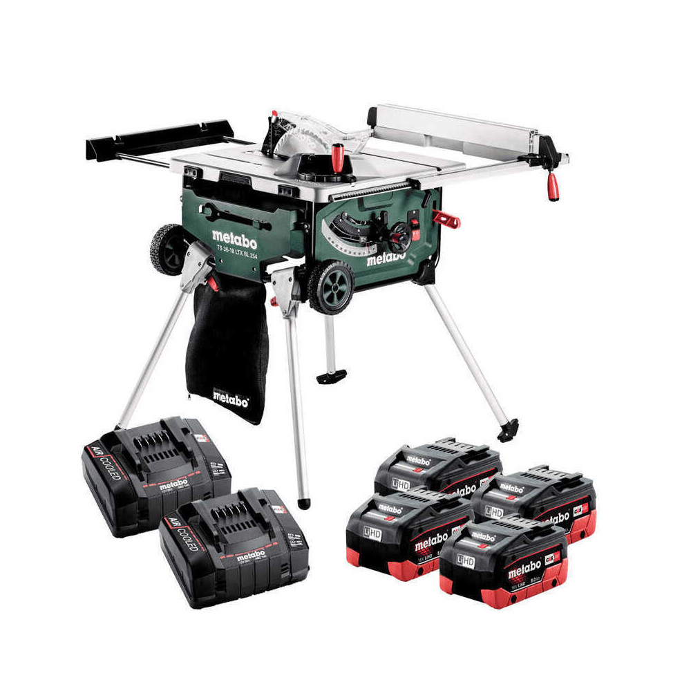 METABO TS 36-18 LTX BL 254 - Scie sur table 18V 4x8.0Ah