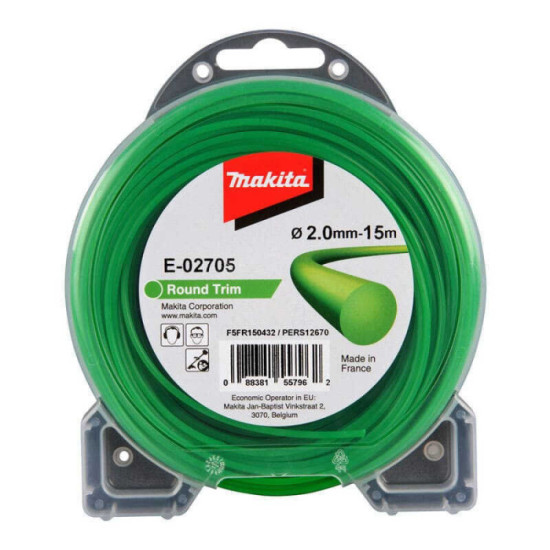 Fil débroussailleuse rond Makita E-02705 Ø2 mm 15 m | ProForPro