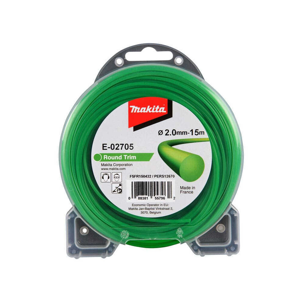 Fil débroussailleuse rond Makita E-02705 Ø2 mm 15 m | ProForPro